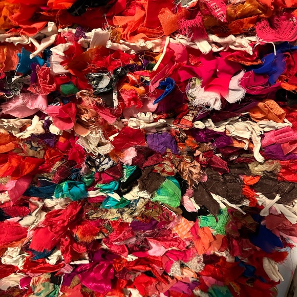 Shag Chindi Rug - Picture 3 of 5